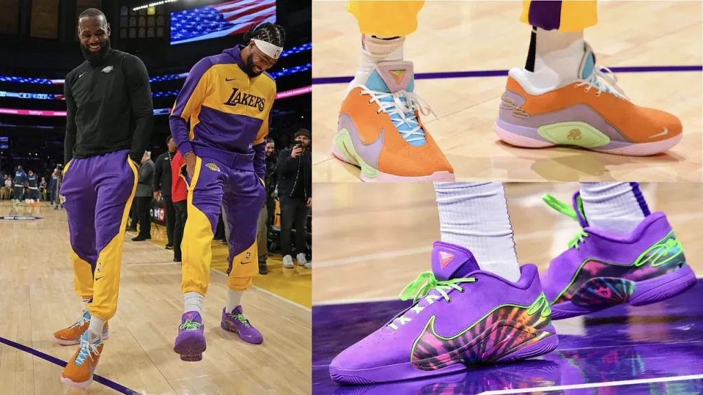 LeBron James & Anthony Davis LeBron 22 PE NBA Opening Night