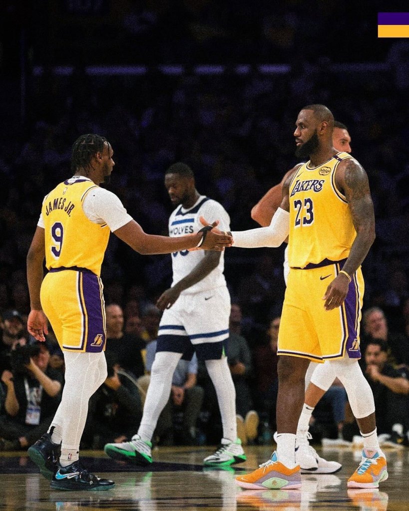 LeBron & Bronny James
